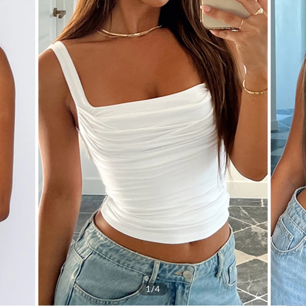 Solid cami top, brand new